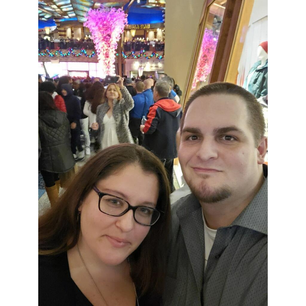 Our first New Years Eve celebration at Mohegan Sun