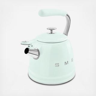 50's Retro Style Aesthetic Stovetop Whistling Kettle