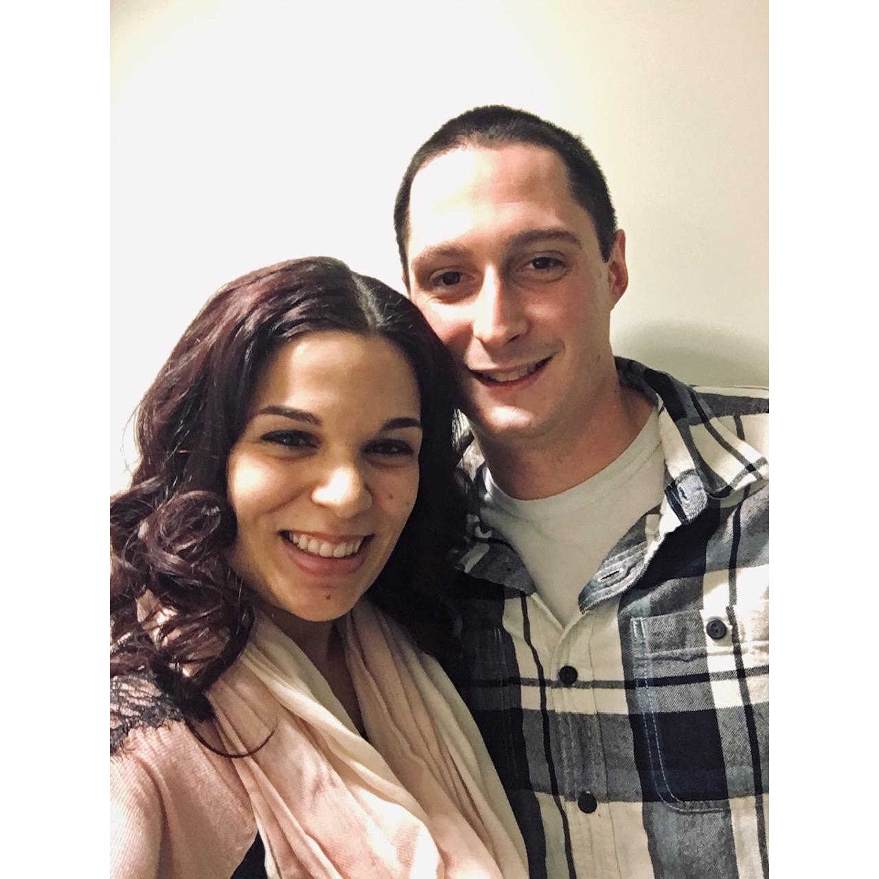 Valentine's Day weekend in 2015 when Ashley was visiting the Graduate program that she got accepted in.