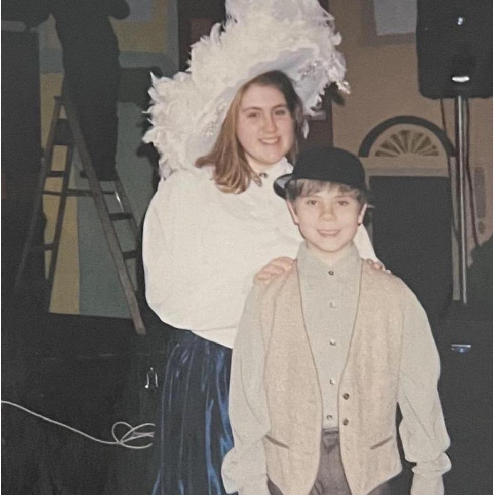 Patrick with bridesmaid Mary