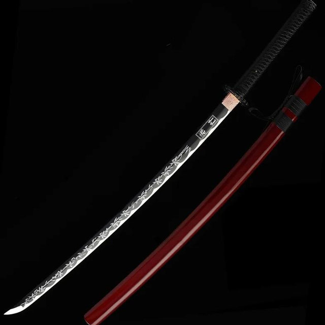 Handmade Japanese Samurai Katana With Printed Blade