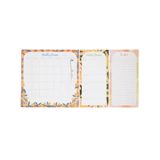 U Brands 4pc Vinyl Magnetic Planner Set Artist Touch