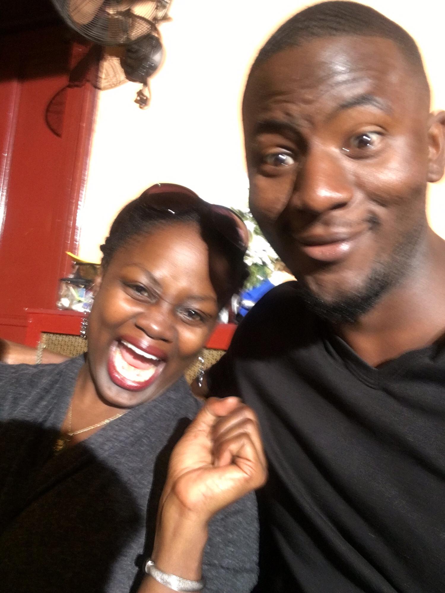 Hour 12 on set with Hakeem!!! 🤪 We were slowly loosing it!