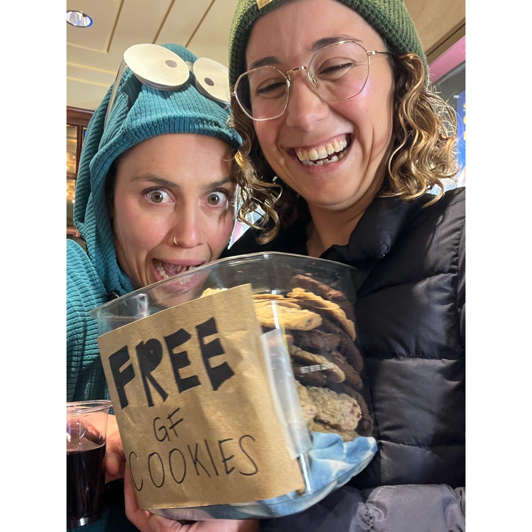 gluten free cookie monster!