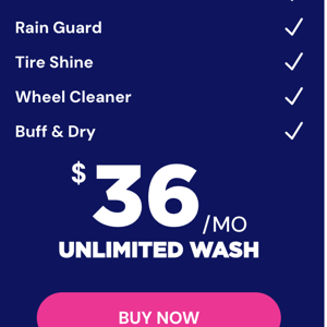 Car Wash 12 Month Subscription