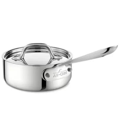 All-Clad Stainless Steel 1 qt. Covered Saucepan