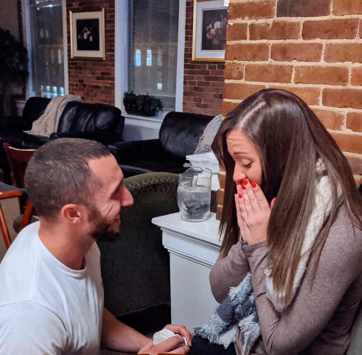 Chris’ proposal at Fratello’s 11/25/19 💍