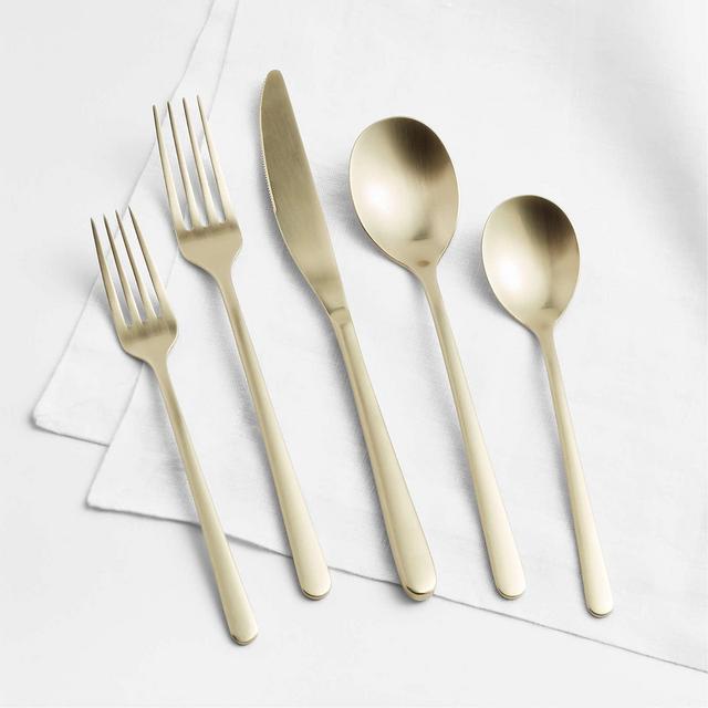 Craft Champagne 20-Piece Flatware Place Setting