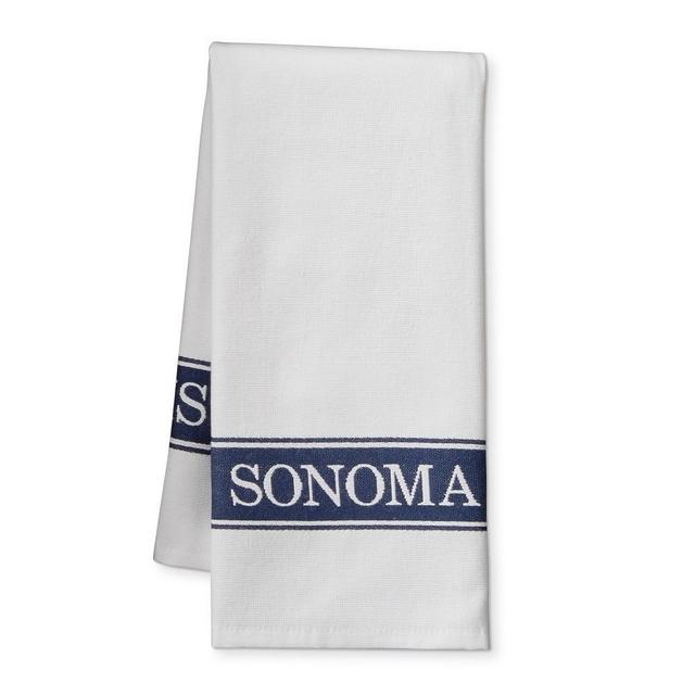 Willams Sonoma Absorbent Logo Towels, Set of 4, Navy Blue