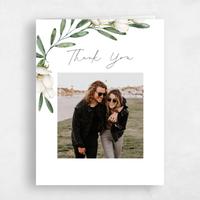 White Wedding Thank You - Sundsvall Photo