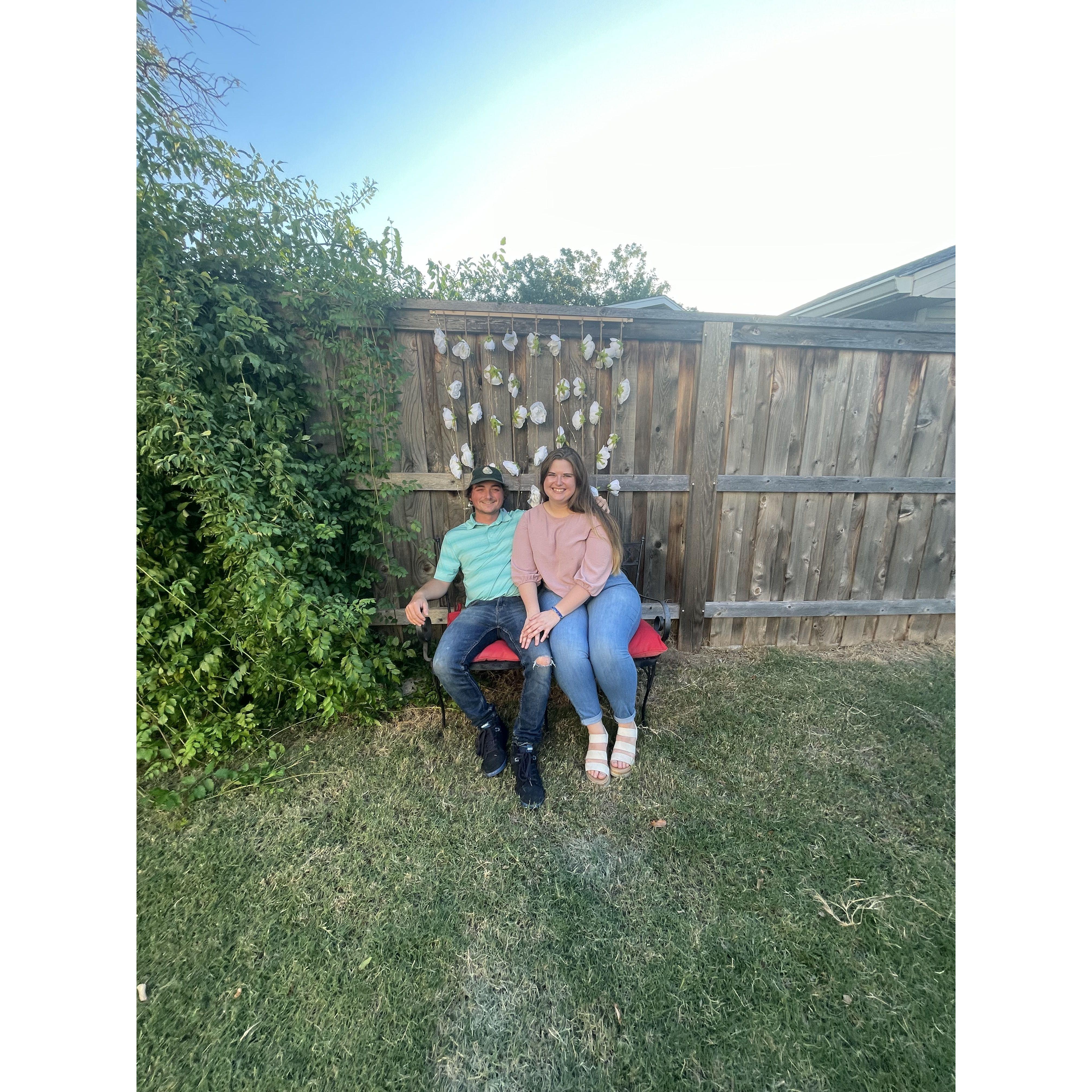 Celebrating our friends' engagement. (2022)