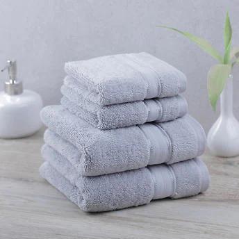 Purely Indulgent 4-piece Egyptian Cotton Hand Towel and Washcloth Set