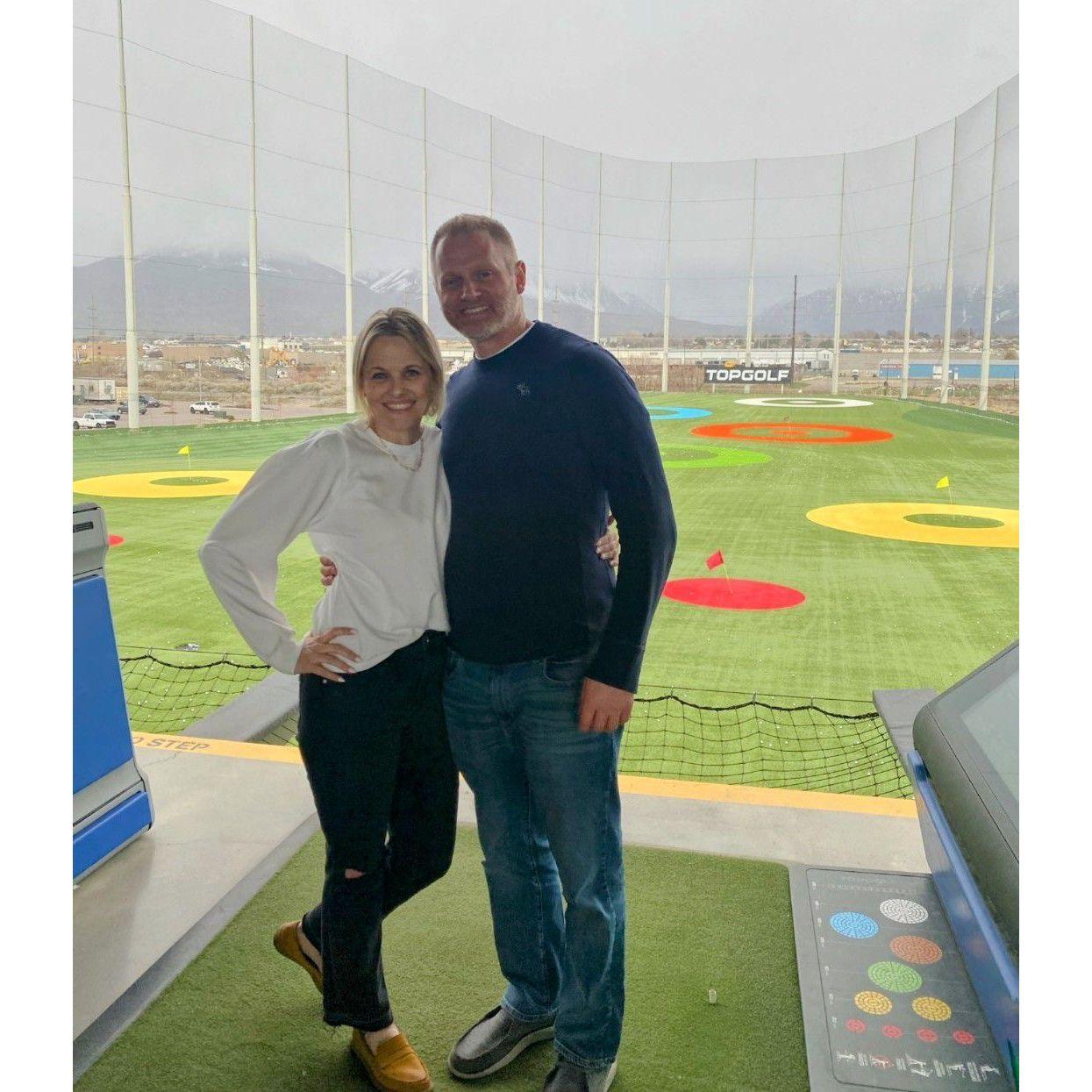 TOP GOLF: my brothers approved!