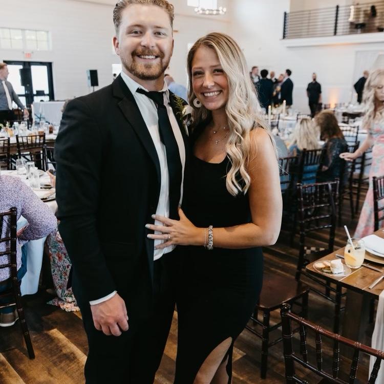 Our first wedding together!