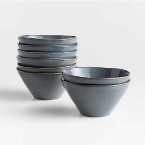 Marin Slate Blue Cereal Bowl - Set of 8
