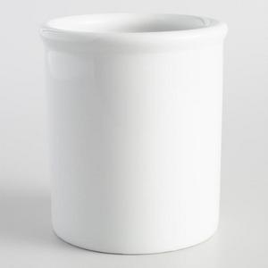 White Porcelain Utensil Holder