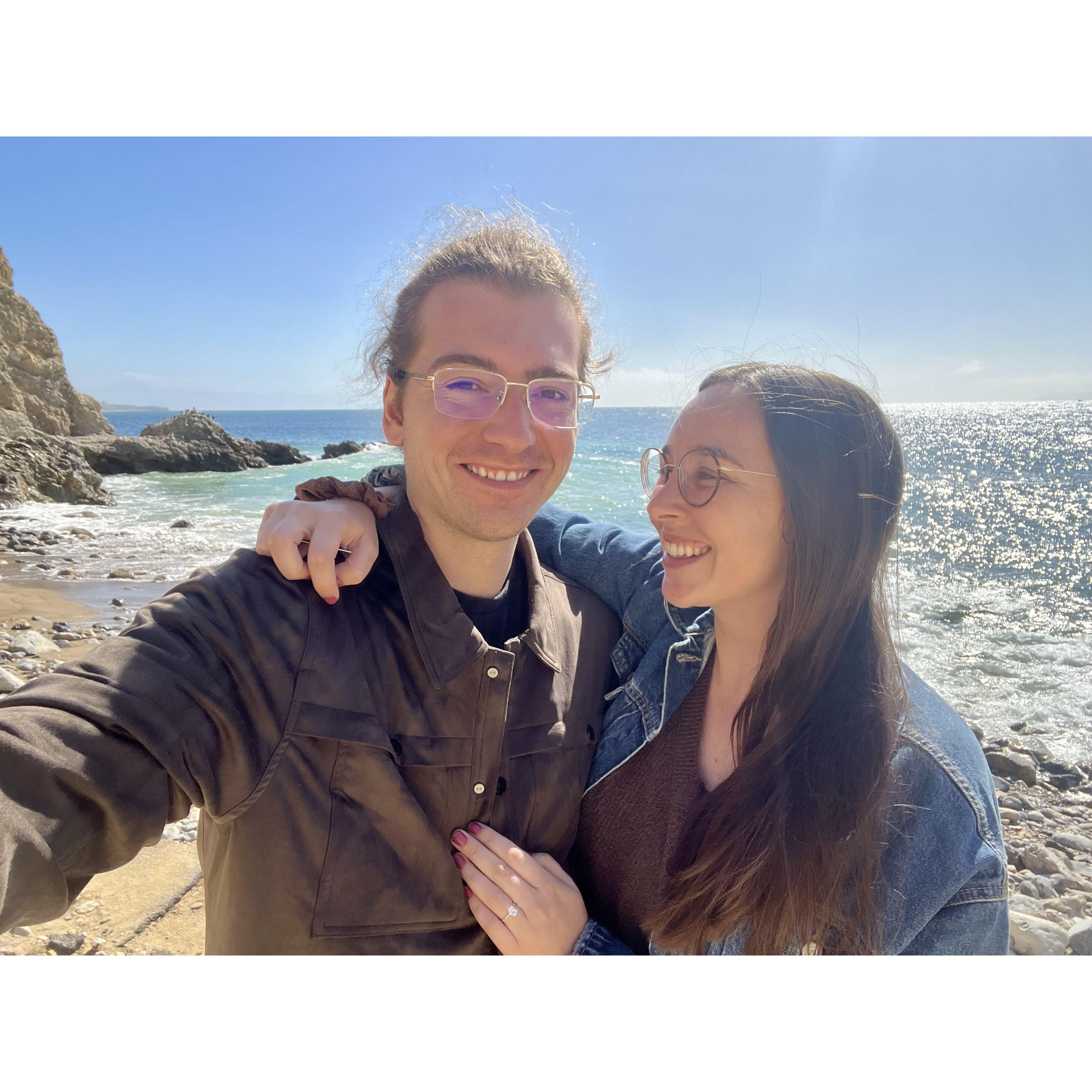 Terranea Resort, basking in our engaged bliss <3