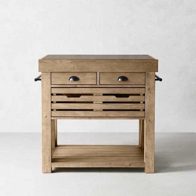 Cooper Kitchen Island, Single, Vintage Spruce