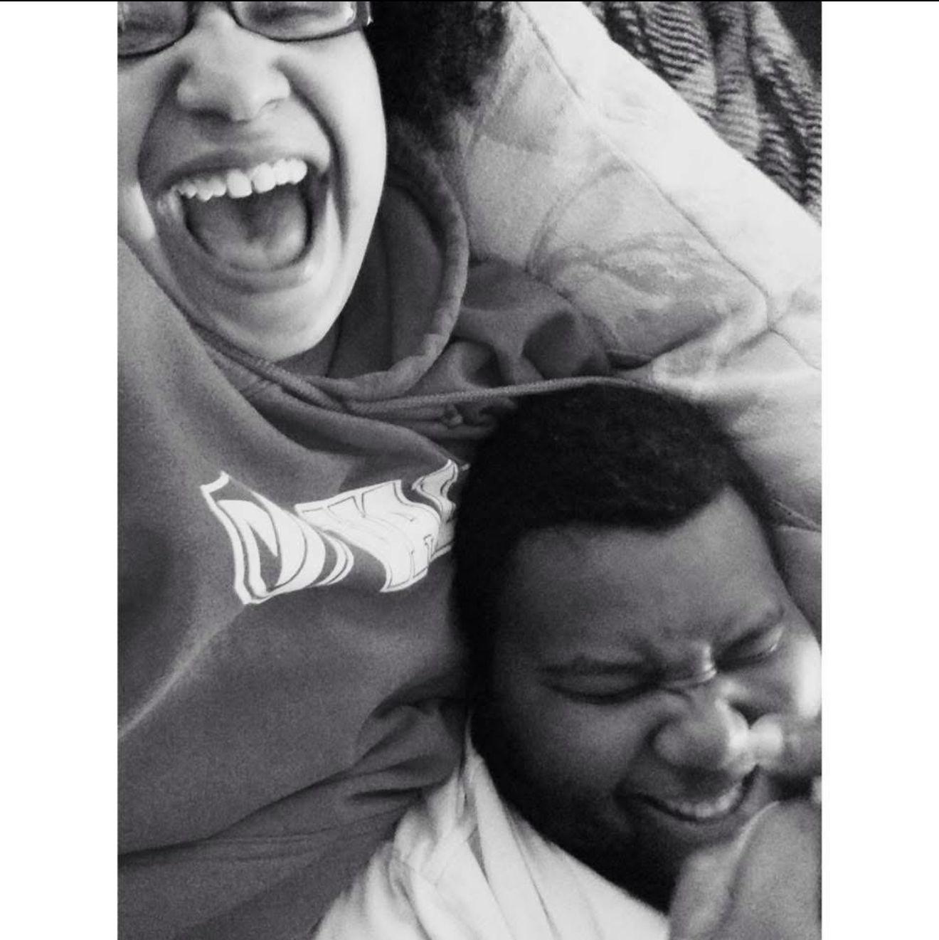 First selfie picture as a couple in 2014