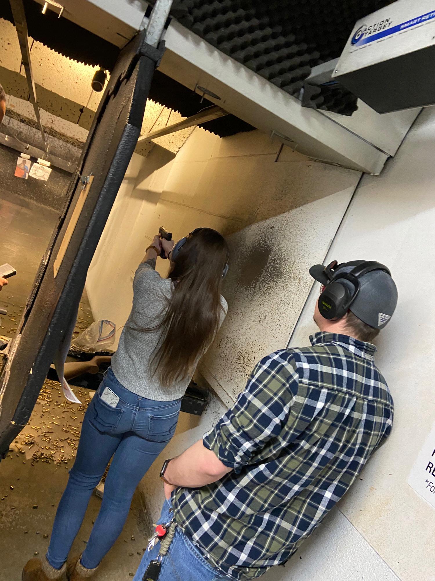 Evan took me out to shoot for the first time
