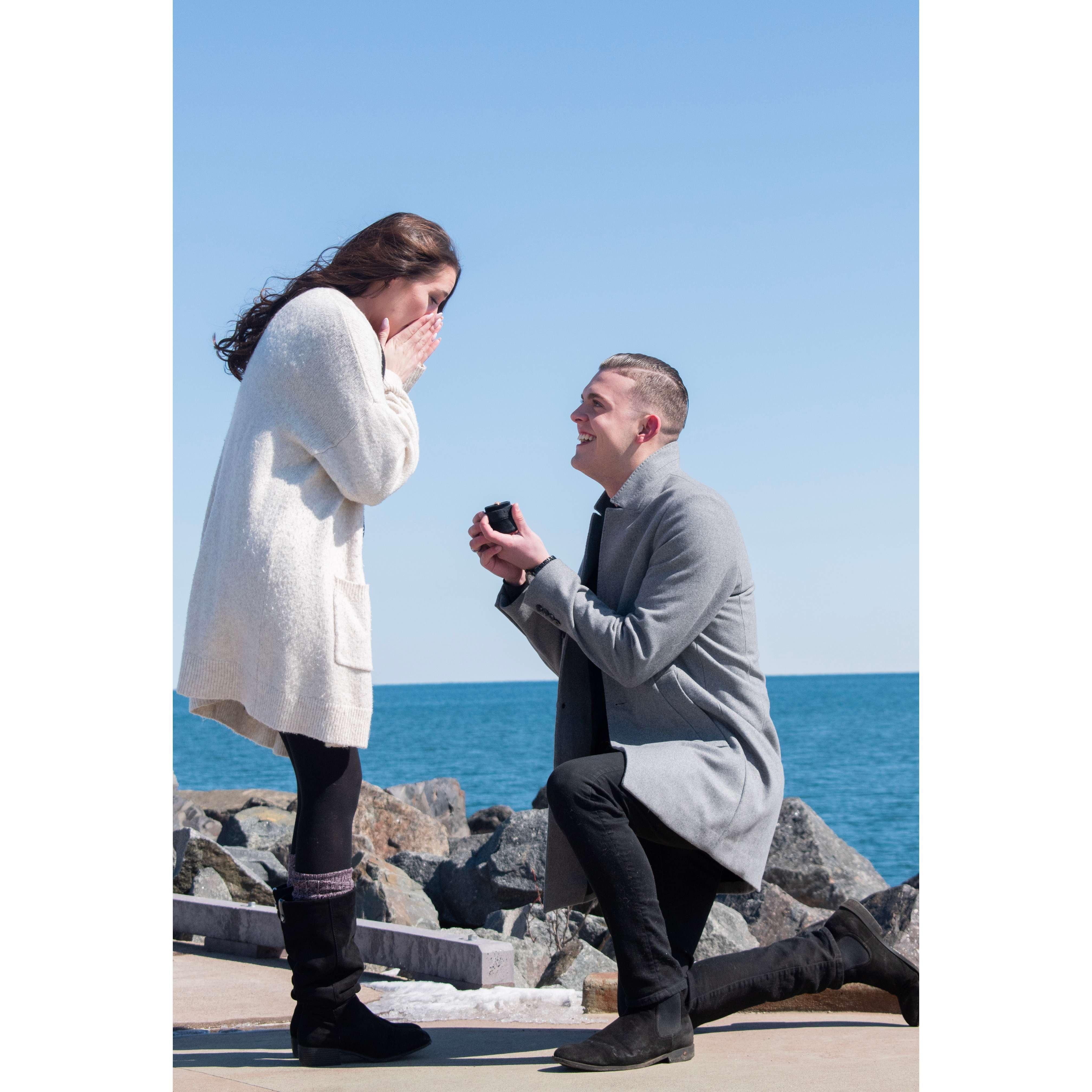 She said YES!