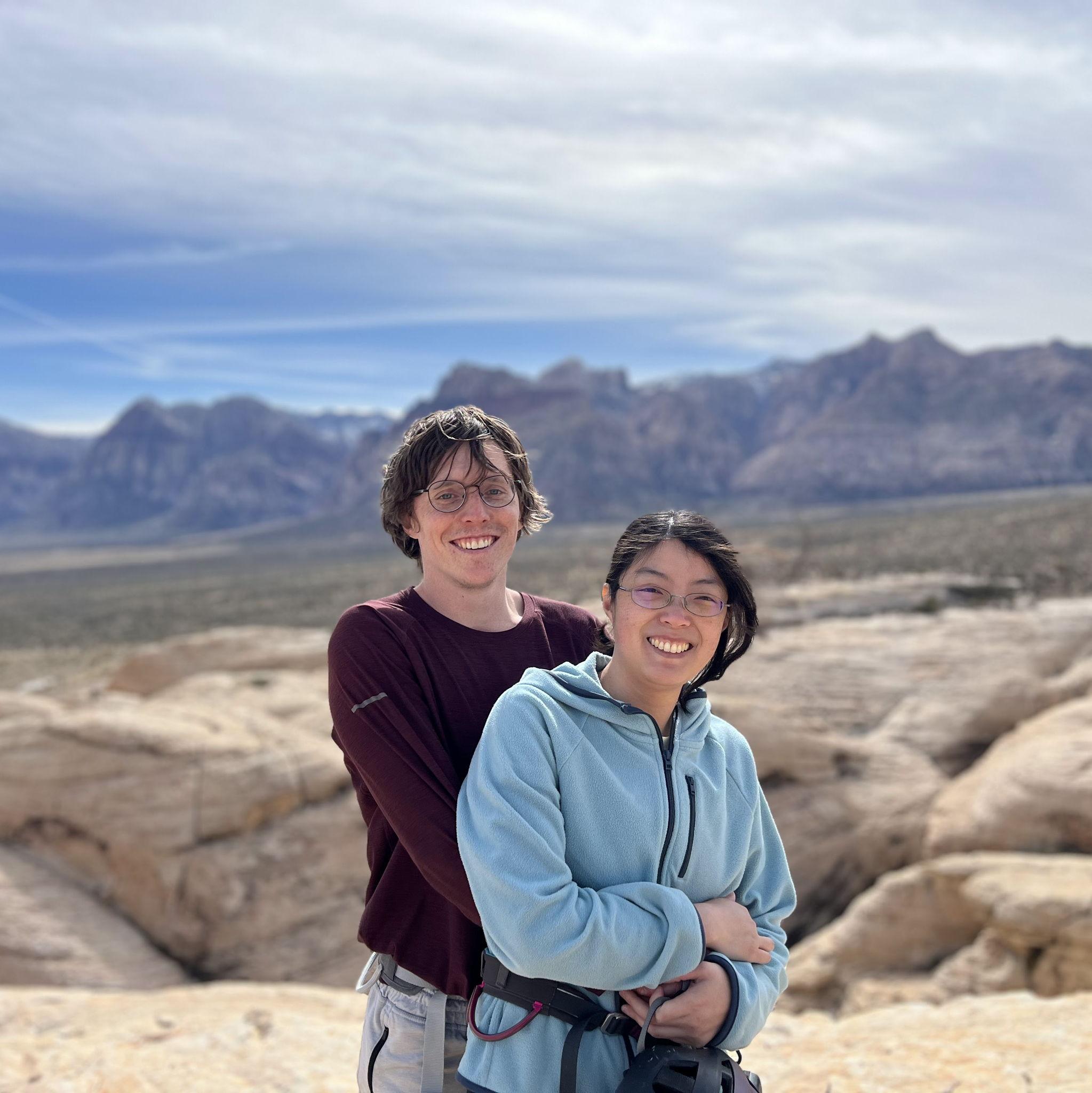 Outdoor climbing at Red Rock