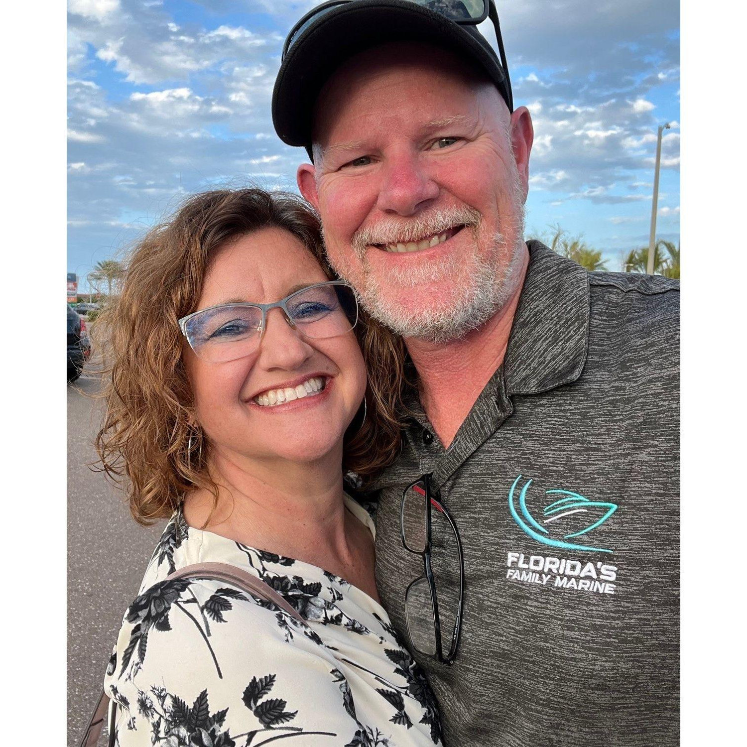 Date night is always like the first one--full of smiles, laughter, and love!