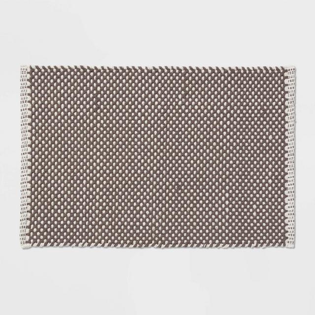 20"x32" Reversible Dot Bath Rug - Threshold™