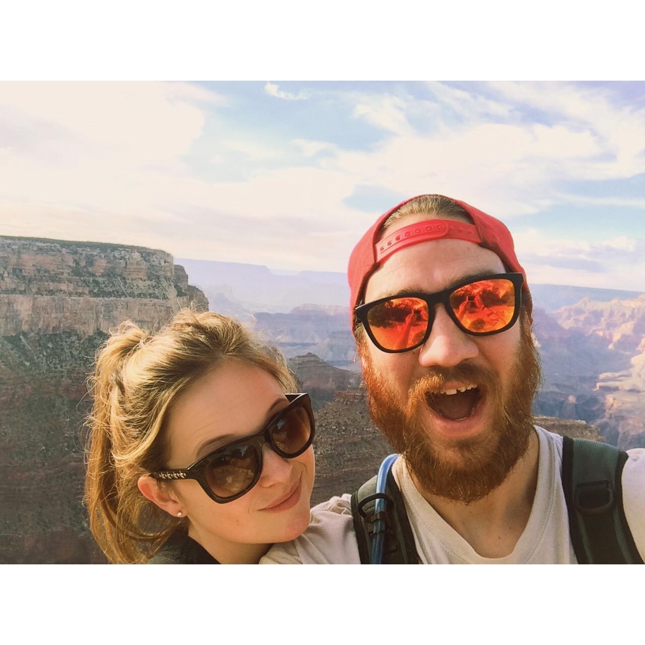The time we thought the Grand Canyon was 4 hours away, not 8 hours. Drove through the night to have to turn around and come right back (2014)