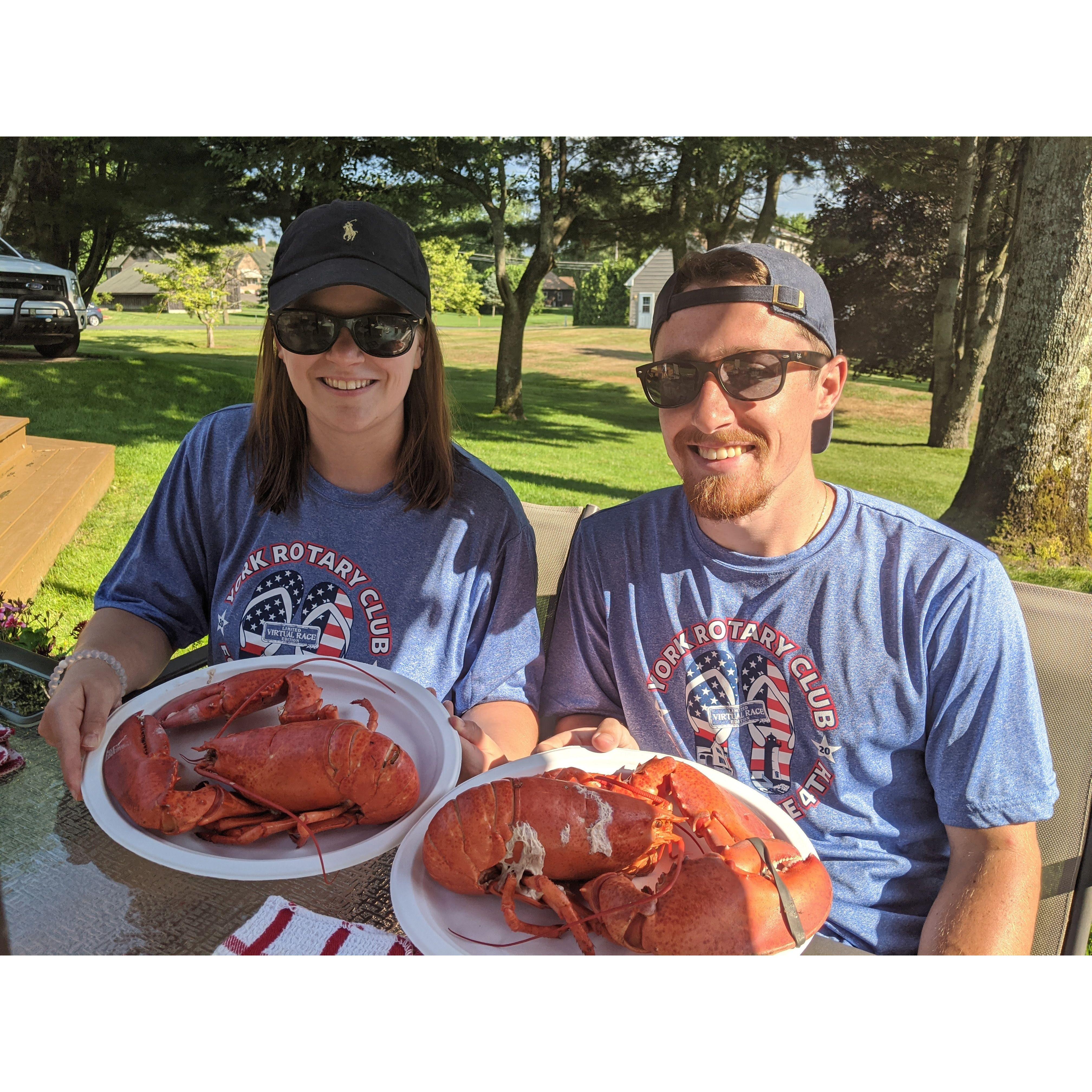 4th of July Lobster bake '20