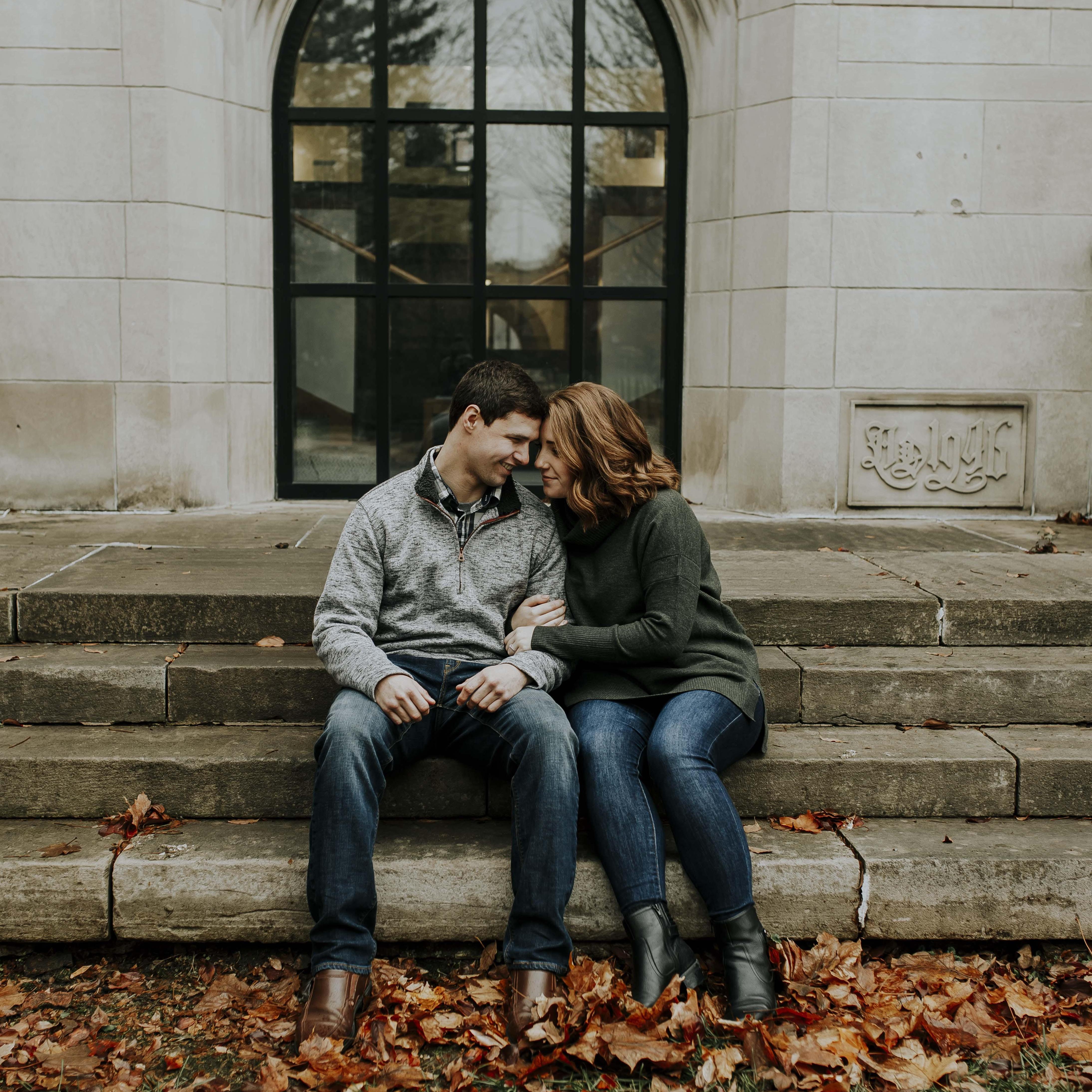 Engagement Photoshoot - Valparaiso University Campus