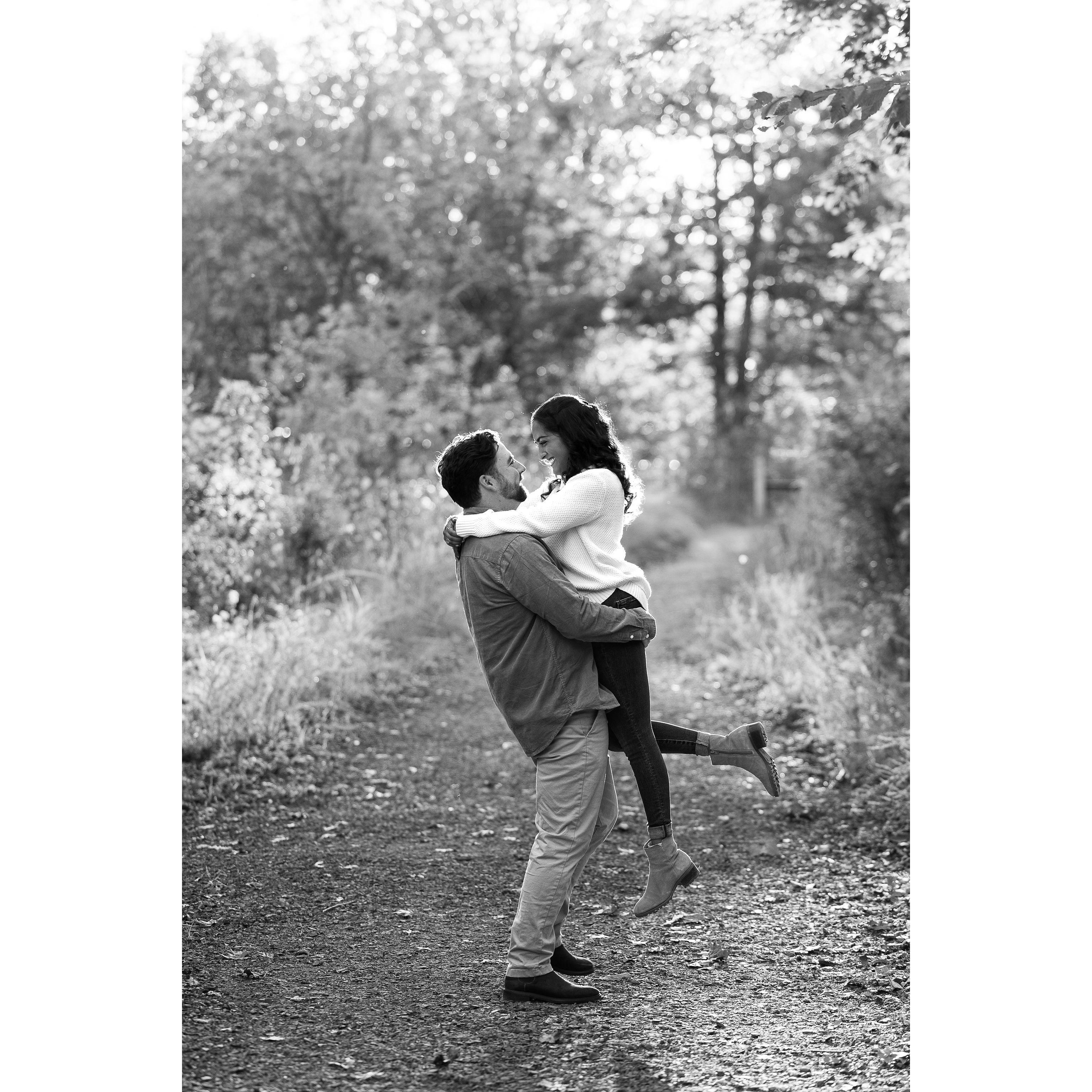 Engagement photos taken by the amazing Karisa Denae Photography