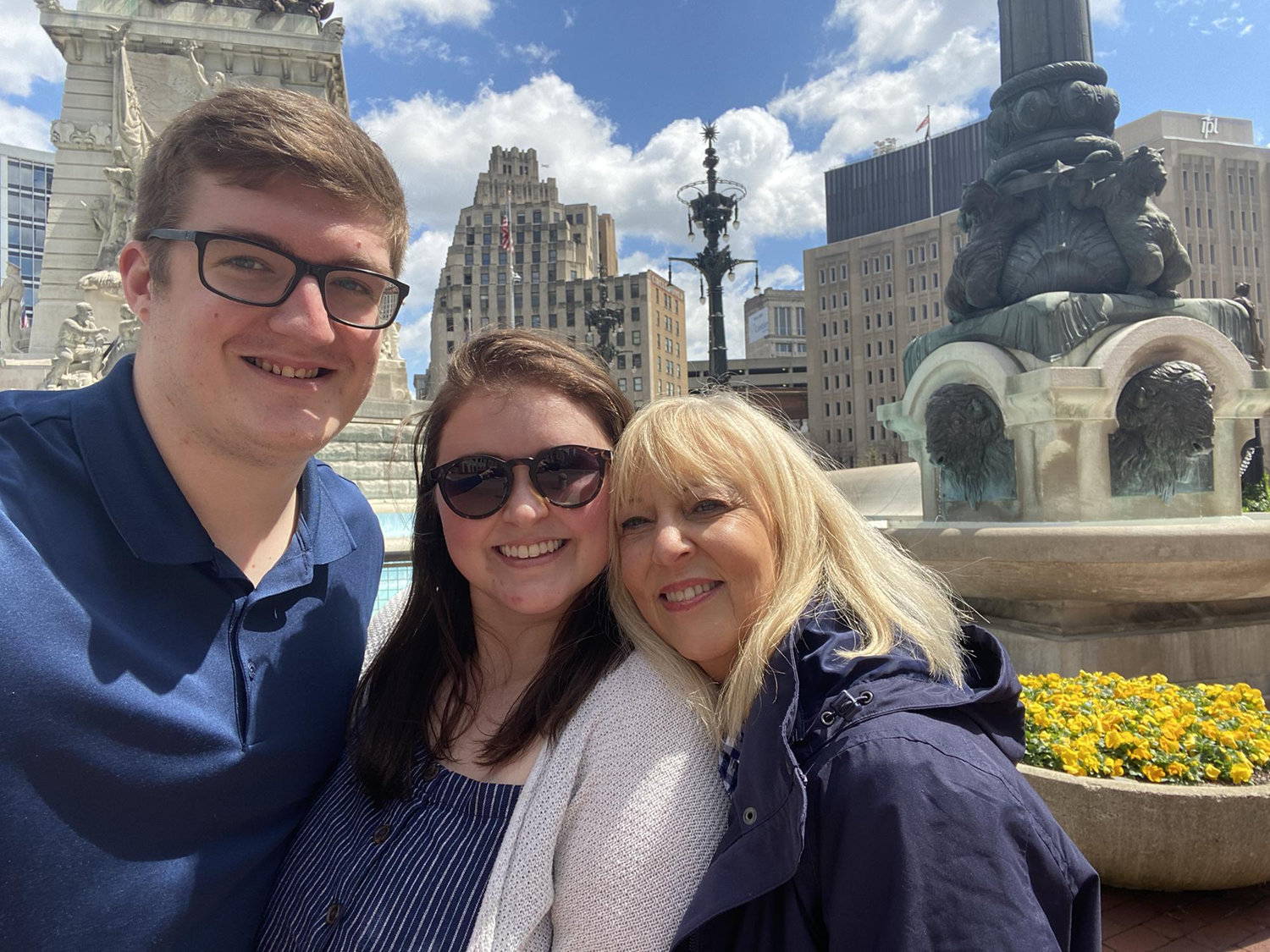 Us with Aunt Kathy in Indianapolis