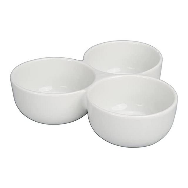 BIA Cordon Bleu Serveware Porcelain Section Bowls, White