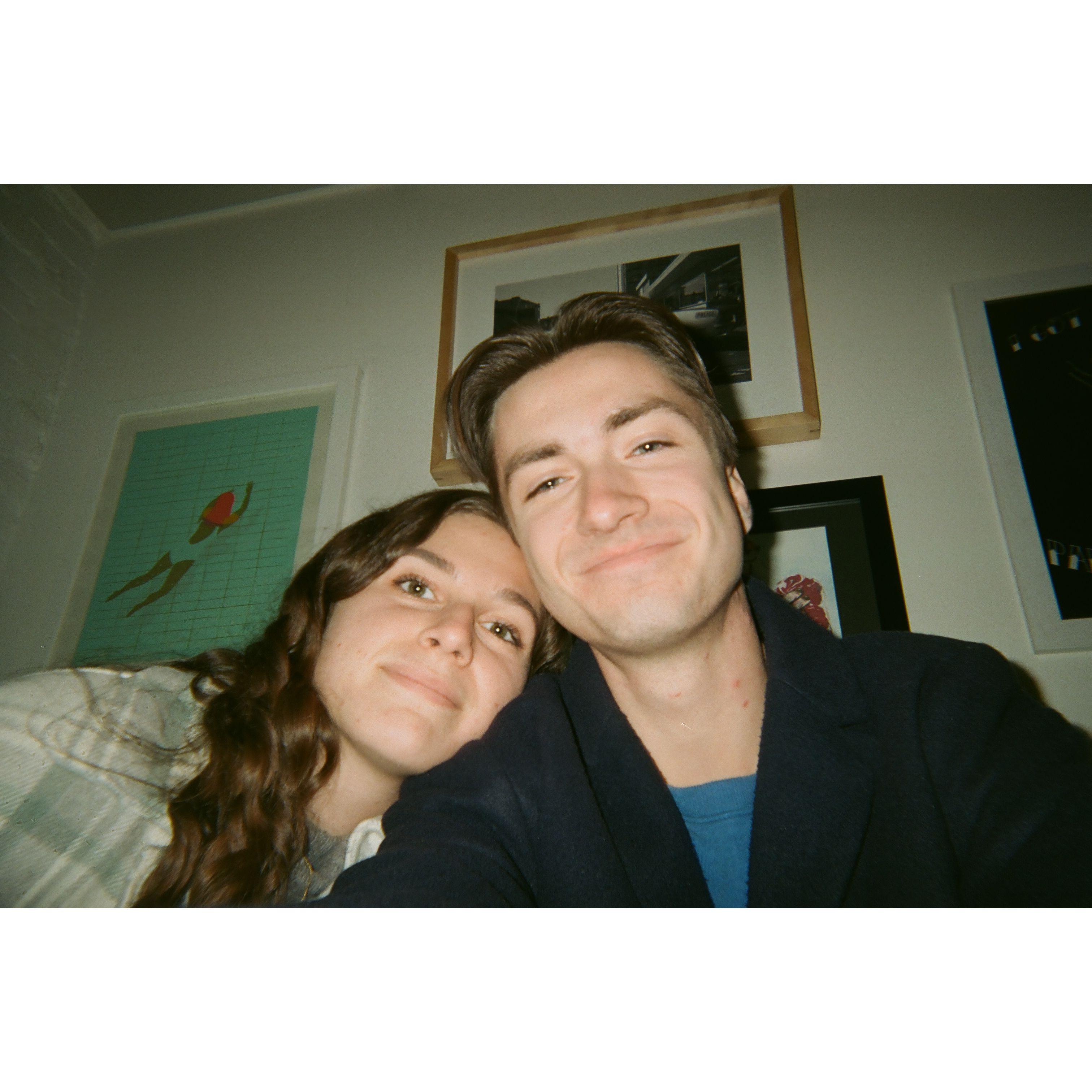 Another film photo from one of our many cafe dates.
