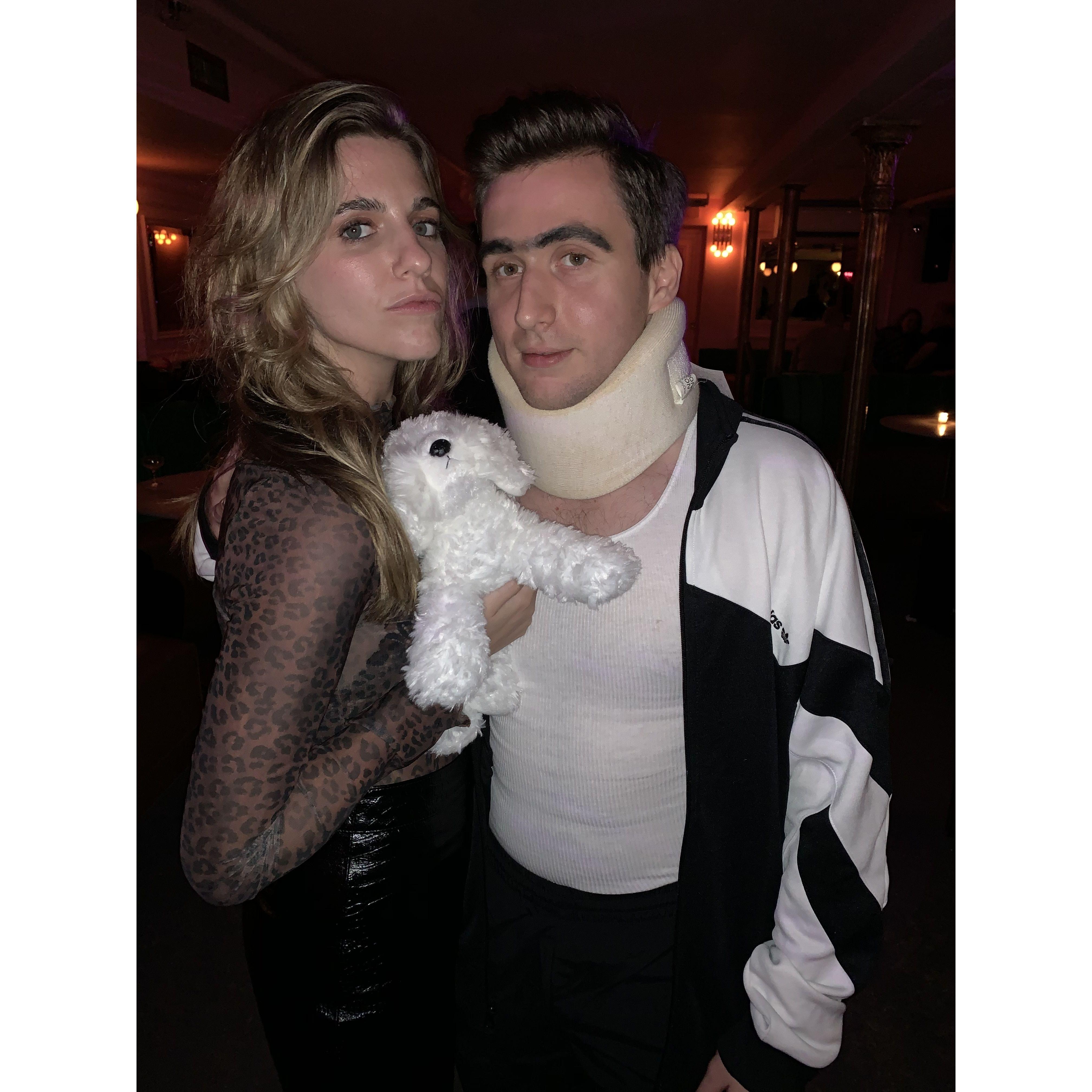 Christopher and Adriana from The Sopranos for Halloween (October 2019)