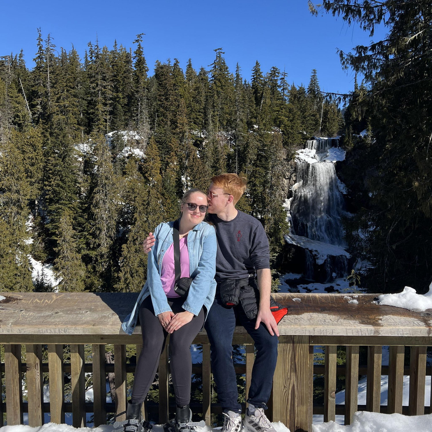 Saint Patrick's Day snowshoeing in Whistler