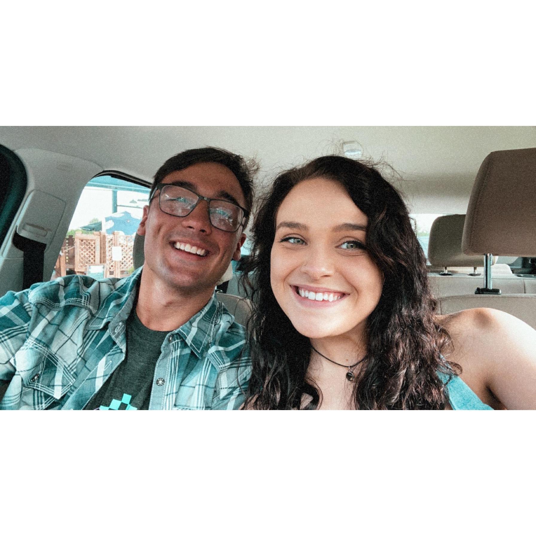 Our reunion picture after 12 years! He asked me to be his girlfriend the same day.