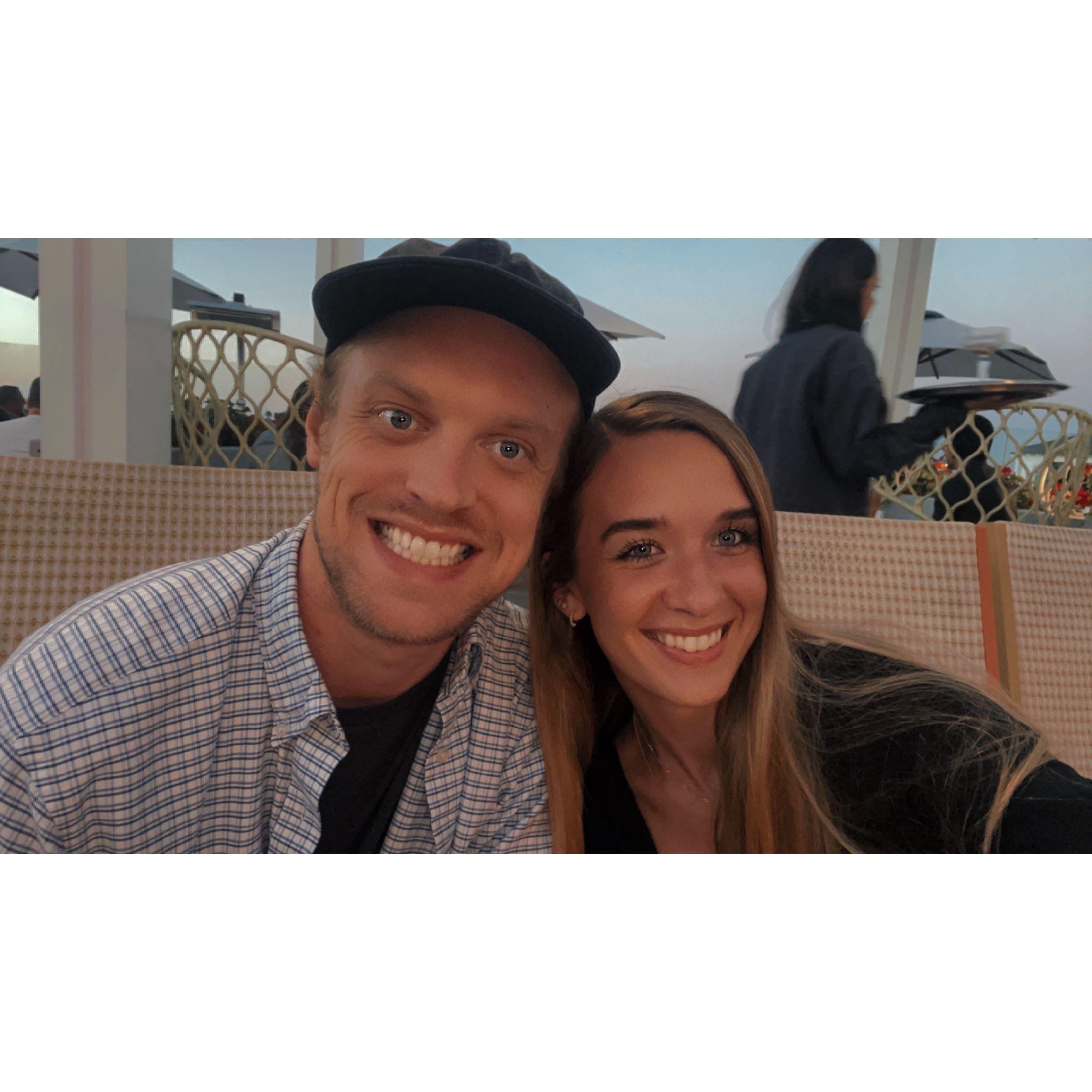 First rooftop experience in Newport, CA