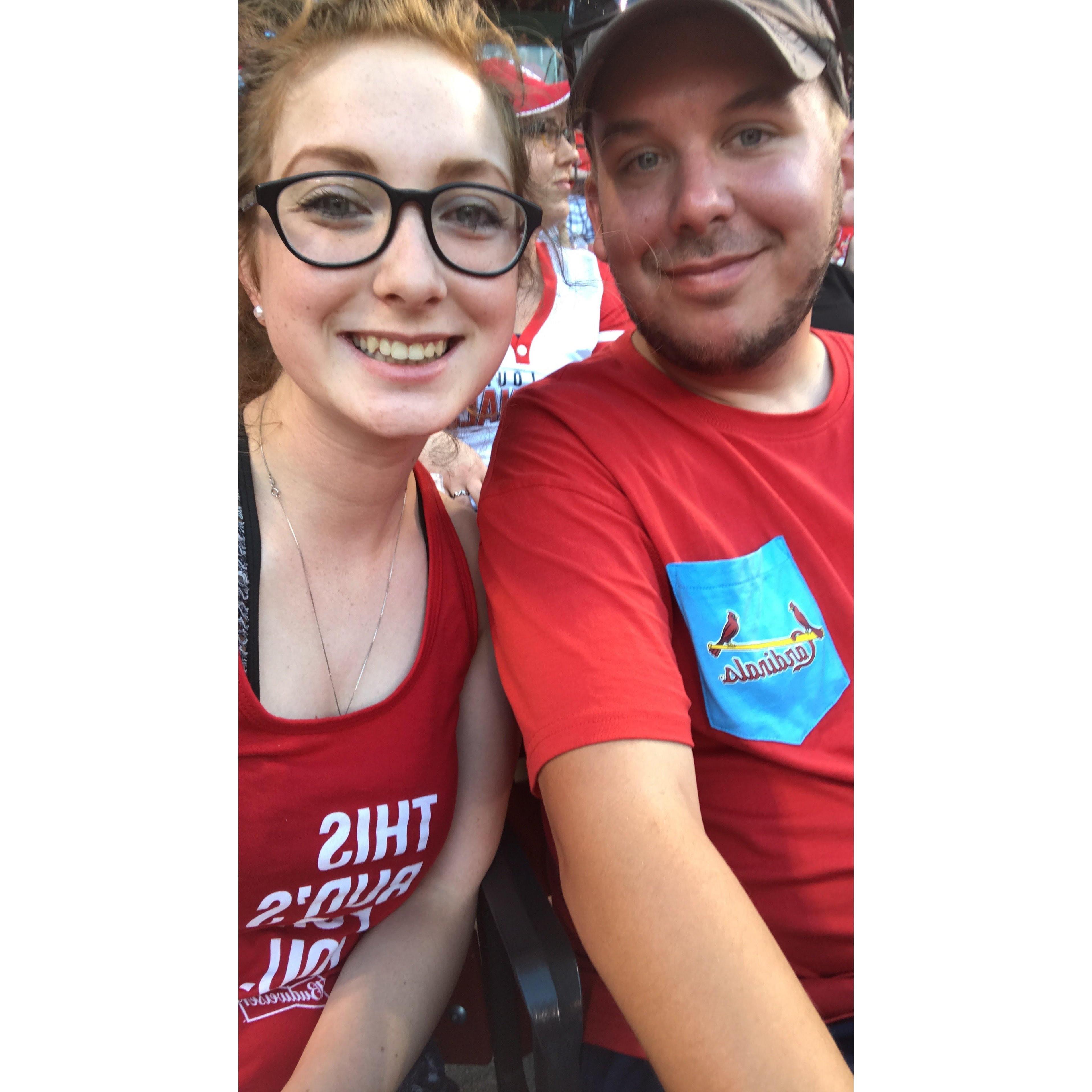 When Gene turned Maddie to the dark side... Go Cards!
Busch Stadium | St. Louis, Mo