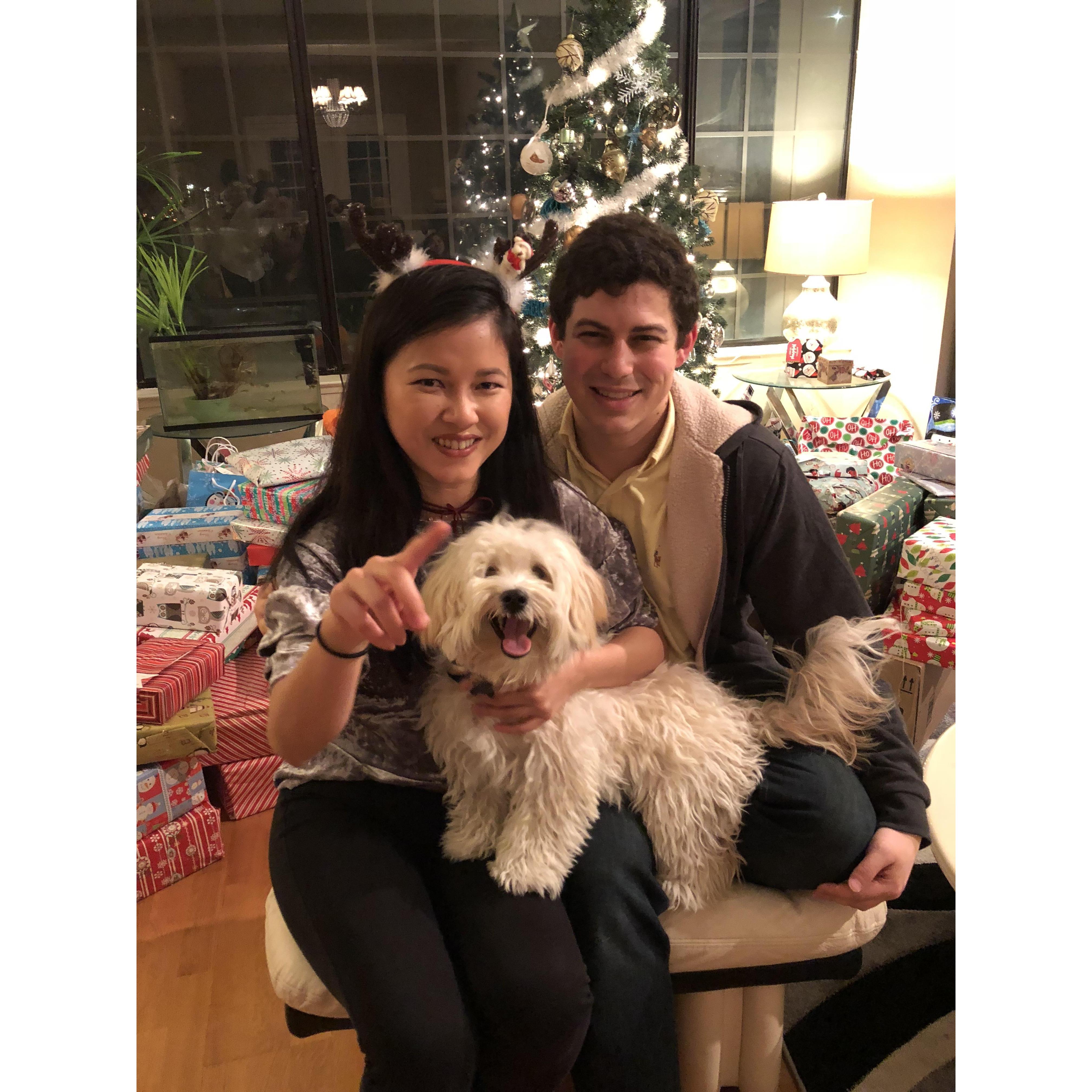 Our first dog. JK.