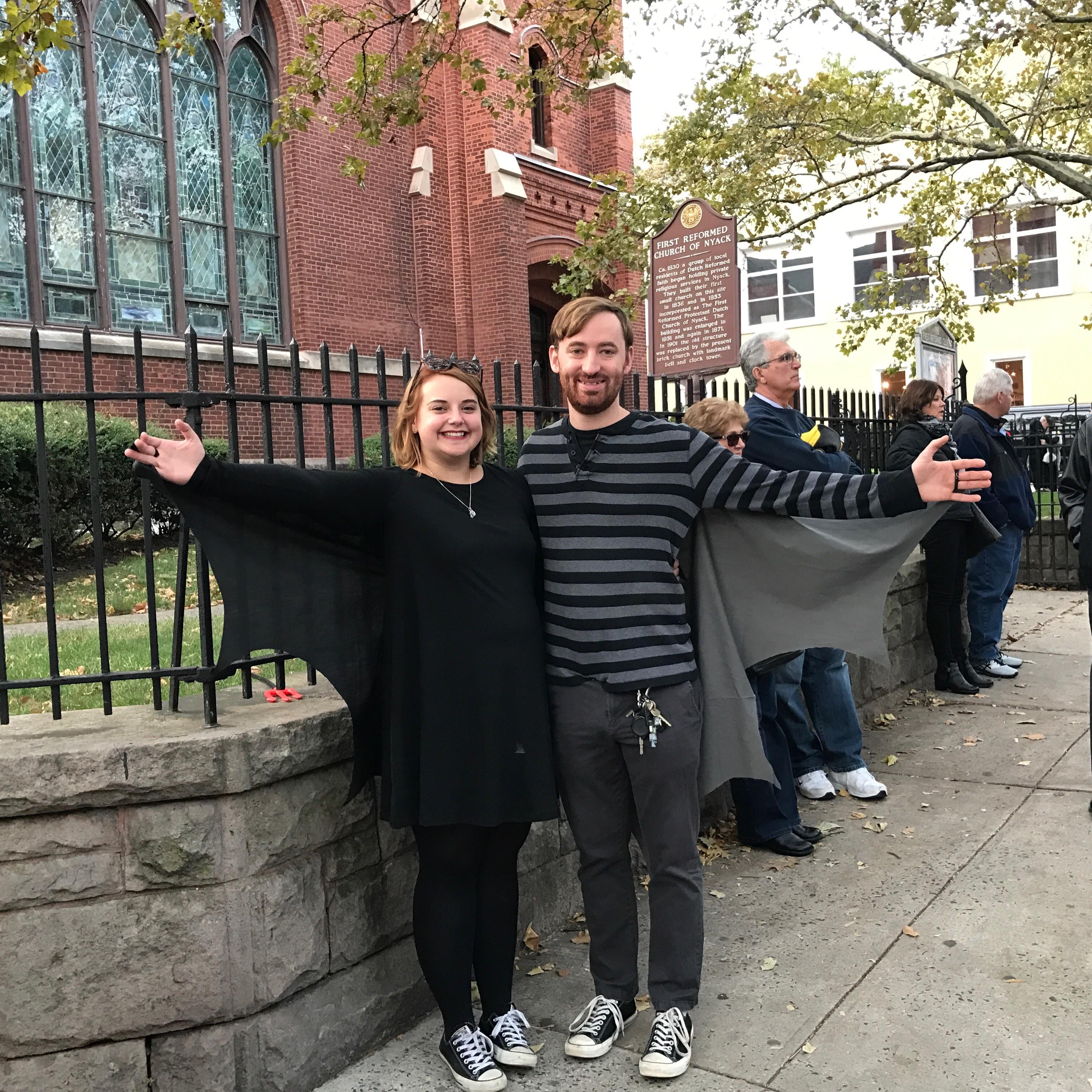 The Nyack Halloween parade!