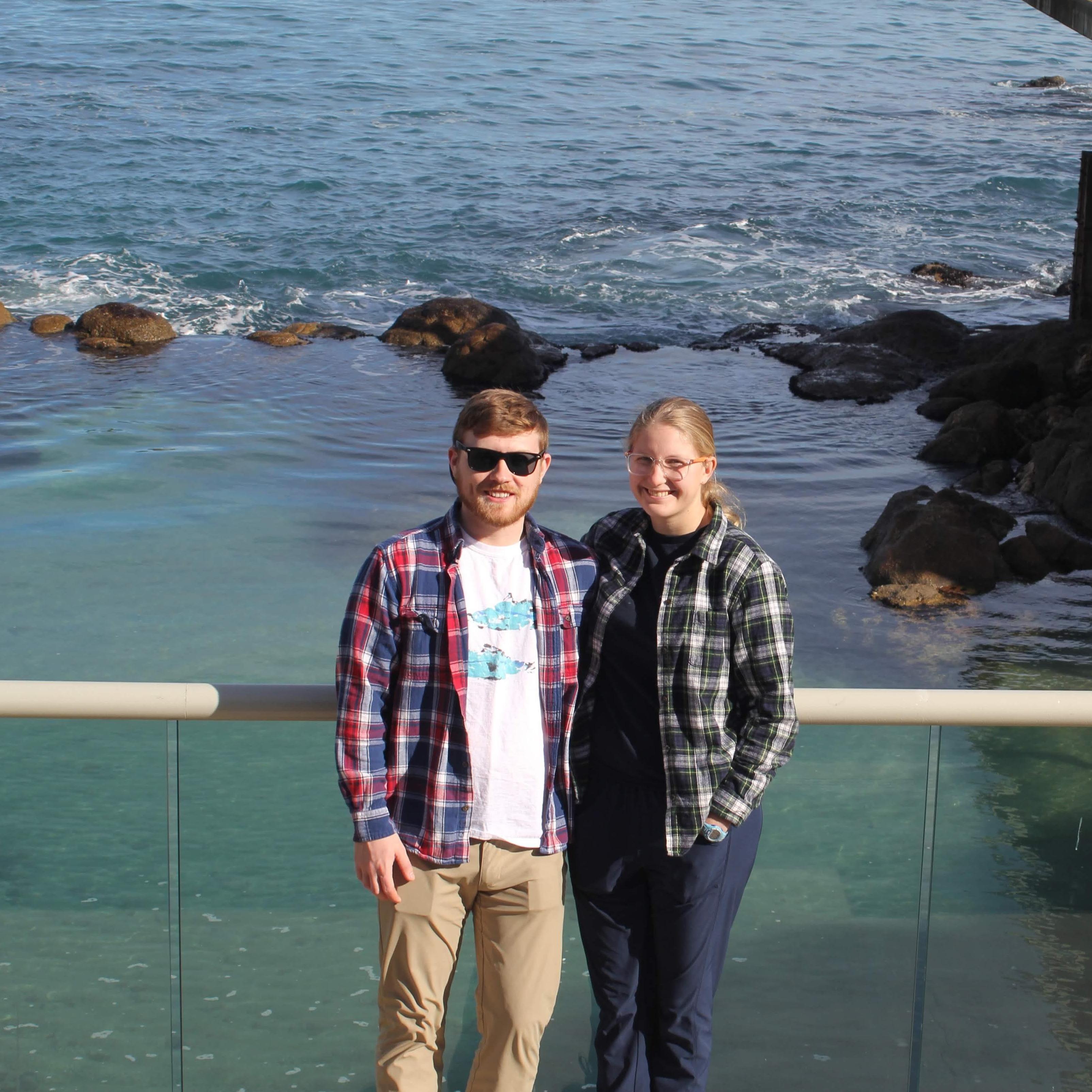 Visiting Monterey Bay Aquarium during our California trip