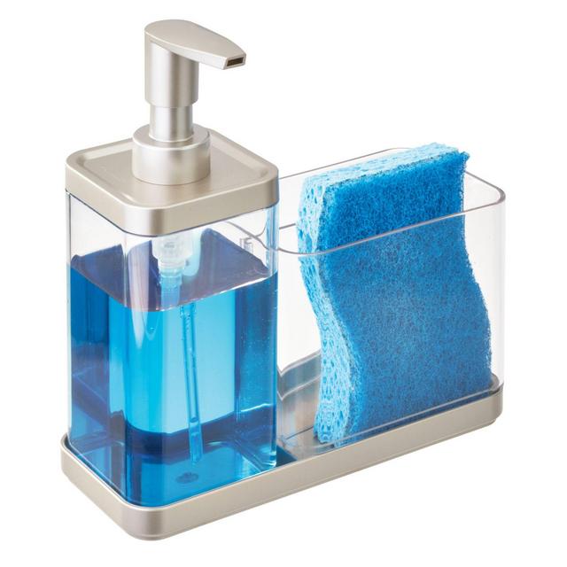 iDesign® Emery Soap Pump Caddy in Satin