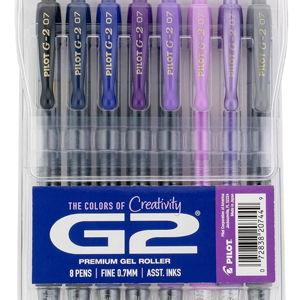 Pilot G2 Premium Gel Roller Pens - Assorted Purple