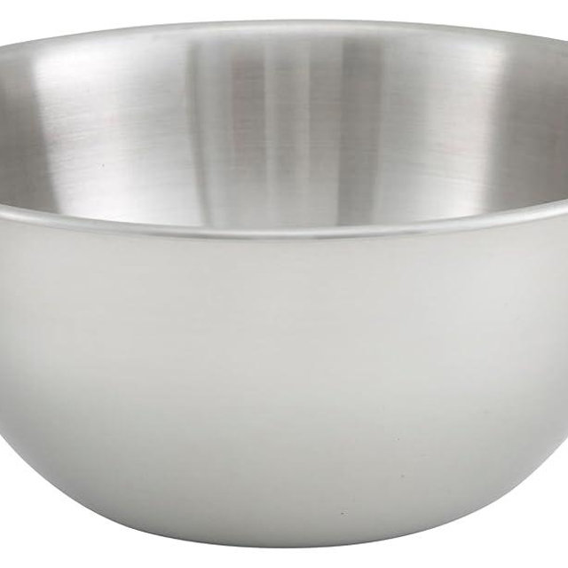 Winco Deep Mixing Bowl, 8-Quart, Stainless Steel