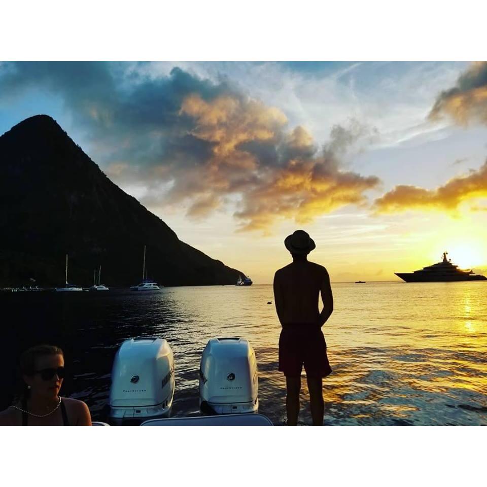 Sunsets in St Lucia