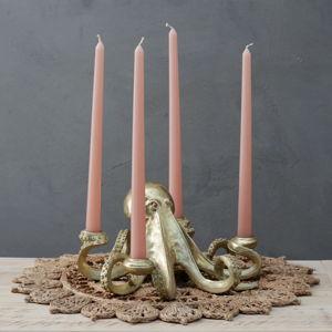 Octopus Candle Holder - Gold