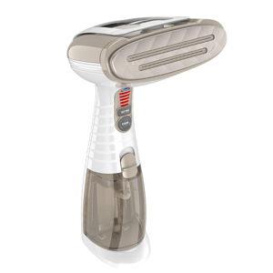 Conair Handheld Garment Steamer for Clothes, Turbo ExtremeSteam 1875W, Portable Handheld Design, Strong Penetrating Steam, White / Champagne
