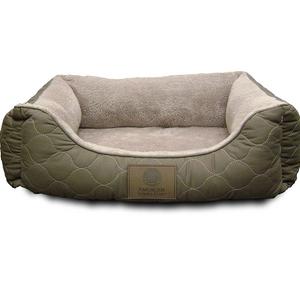 American Kennel Club Orthopedic Circle Stitch Cuddler Pet Bed, Gray